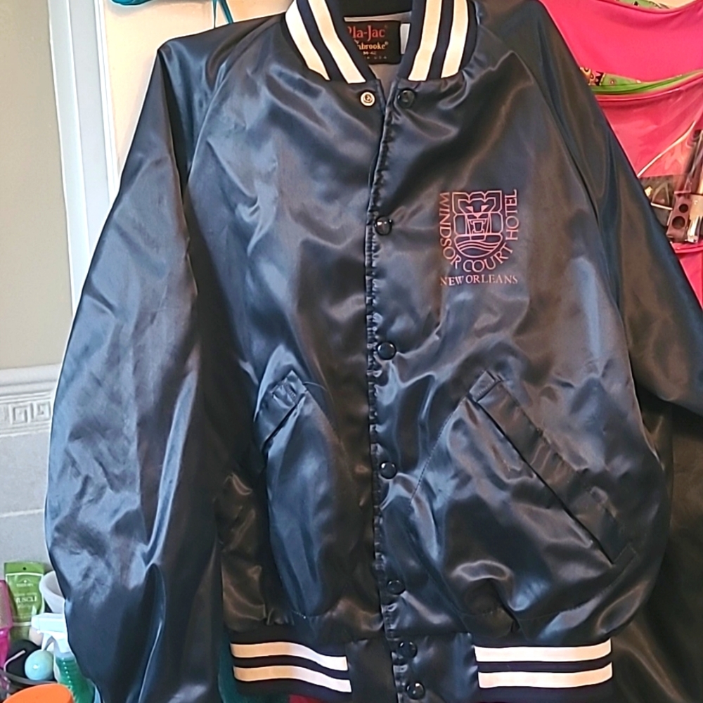 Vintage satin jacket-New Orleans